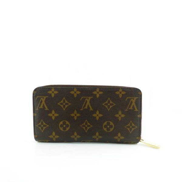 97121 2 Louis Vuitton Zippy Wallet Monogram Wallet Brown