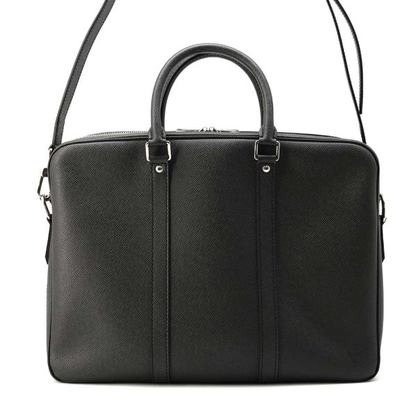 9714212 01 Louis Vuitton Business Bag Taiga Black