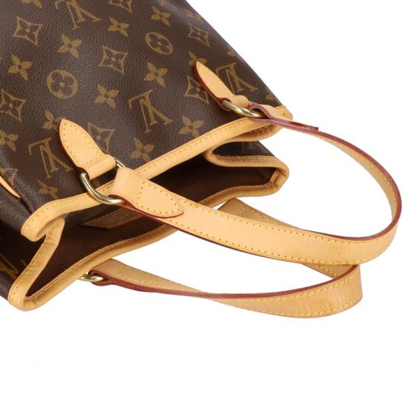 97143 4 Louis Vuitton Patignol Monogram Shoulder Bag Brown