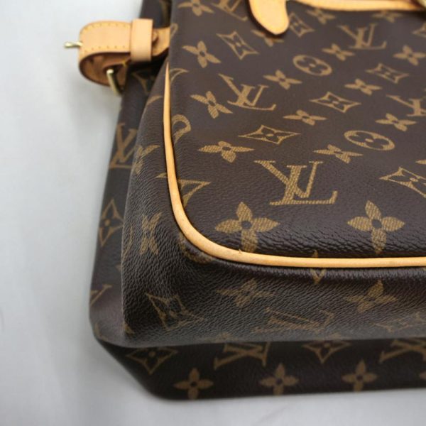 97143 7 Louis Vuitton Patignol Monogram Shoulder Bag Brown