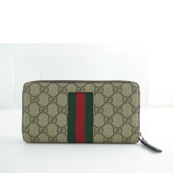 97159 2 GUCCI GG Pattern Round Long Wallet