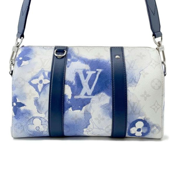 9715929 01 Louis Vuitton City Keepall Watercolor White