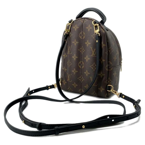 9716094 02 Louis Vuitton Palm Springs Backpack MINI Monogram Black