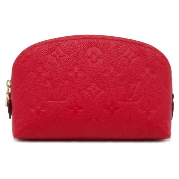 9716438 01 Louis Vuitton Cosmetic Pouch Monogram Red