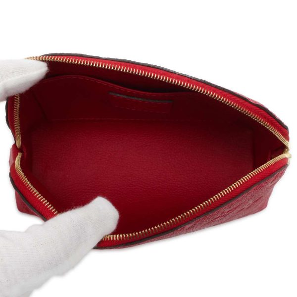 9716438 04 Louis Vuitton Cosmetic Pouch Monogram Red