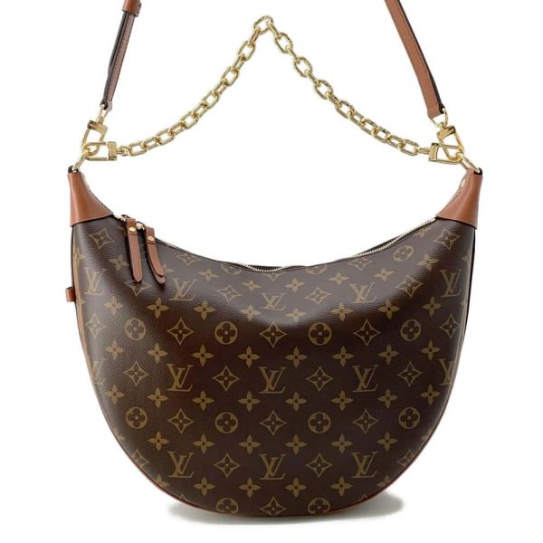 9717640 01 Louis Vuitton Loop Hobo Shoulder Bag Monogram Reverse