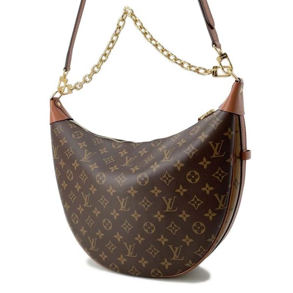 9717640 02 Louis Vuitton Loop Hobo Shoulder Bag Monogram Reverse