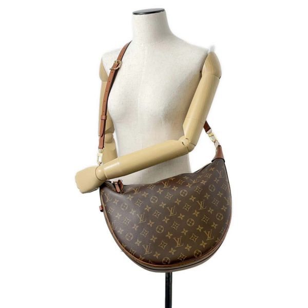 9717640 04 Louis Vuitton Loop Hobo Shoulder Bag Monogram Reverse