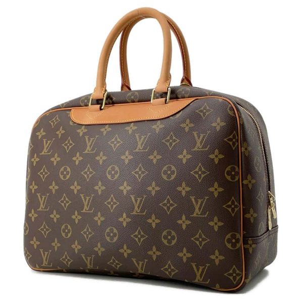 9720268 02 Louis Vuitton Bowling Vanity Bag Monogram Brown