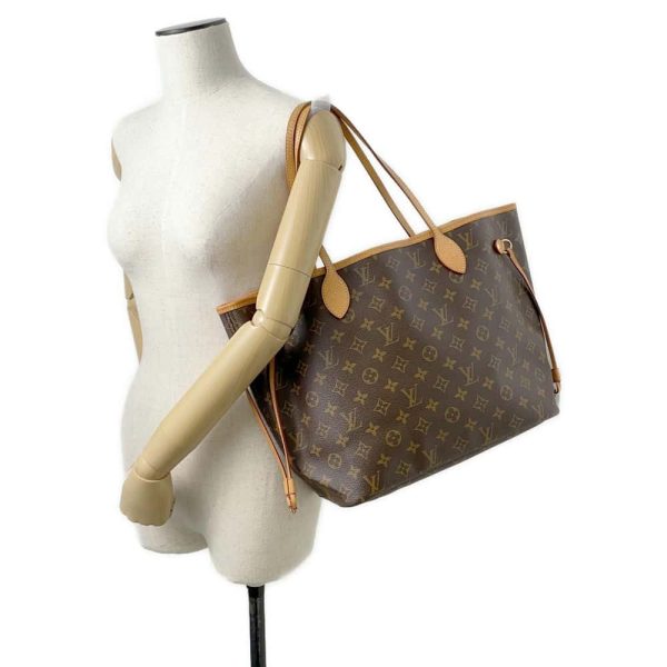 9720893 04 Louis Vuitton Neverfull MM Bag Monogram Brown