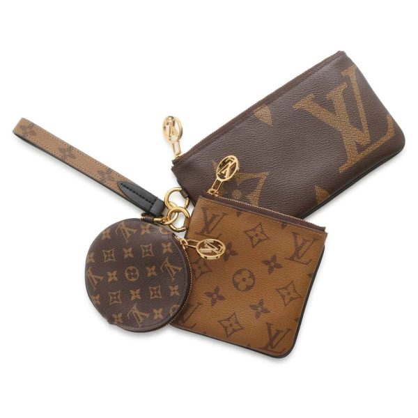 9725218 14 Louis Vuitton Trio Pouch Monogram Black