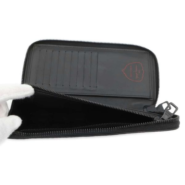 9725751 06 Louis Vuitton Zippy Wallet Monogram Black