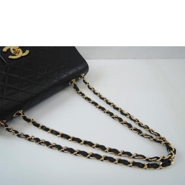 97309 4 Chanel Chain Shoulder Bag Black