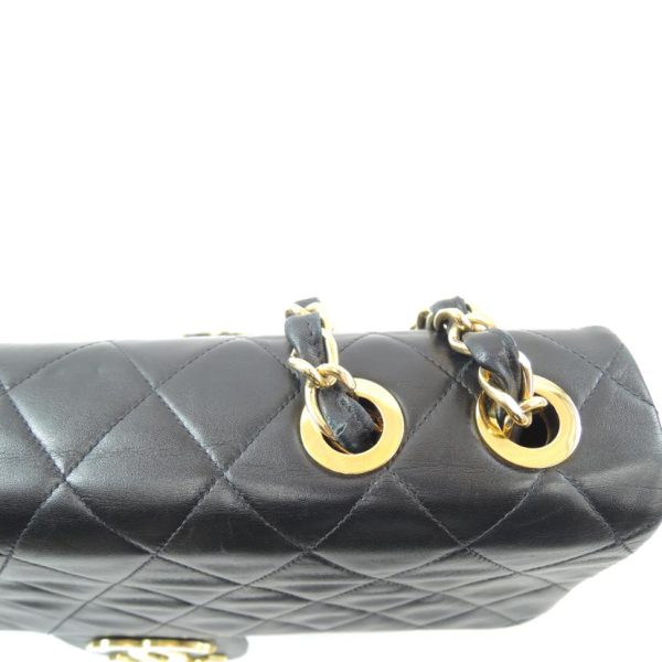 97309 6 Chanel Chain Shoulder Bag Black