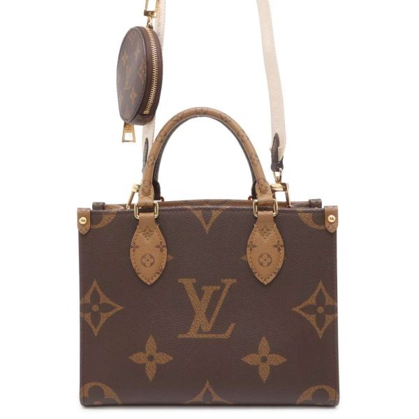 9733770 01 Louis Vuitton On the Go PM Handbag Monogram Reverse