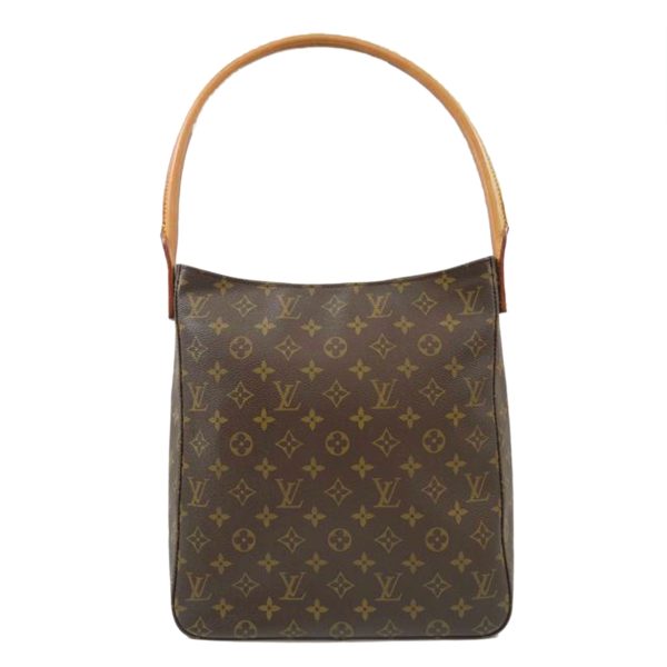 97392 1 Louis Vuitton Looping GM Bag Monogram Brown