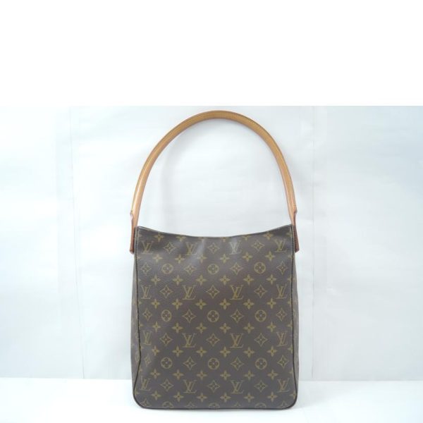 97392 2 Louis Vuitton Looping GM Bag Monogram Brown