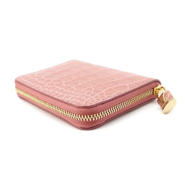 9740020 02 Louis Vuitton Coin Purse Crocodile Pink