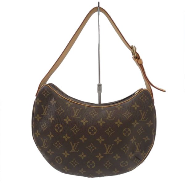 97453 1 Louis Vuitton Croissant MM Bag Monogram Brown