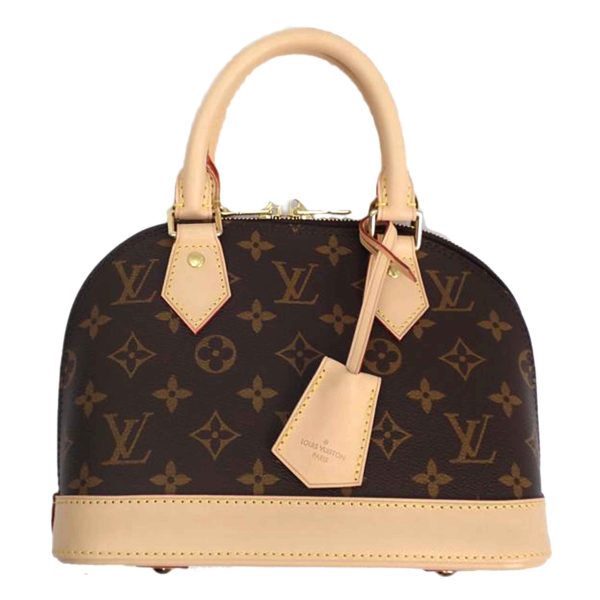 97512 1 Louis Vuitton Alma BB Bag Monogram Canvas Brown