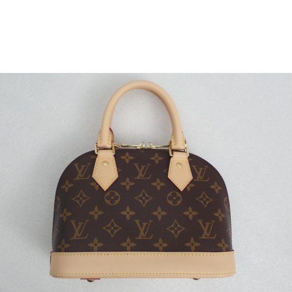 97512 2 Louis Vuitton Alma BB Bag Monogram Canvas Brown