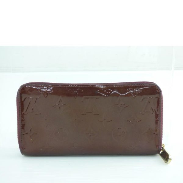 97548 2 Louis Vuitton Old Model Zippy Wallet Amarant Wallet Brown