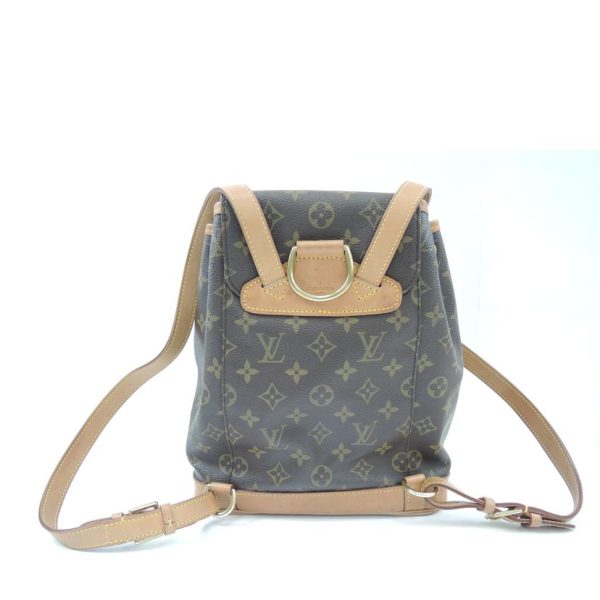 97613 2 Louis Vuitton Monsouris MM Bag Monogram Brown