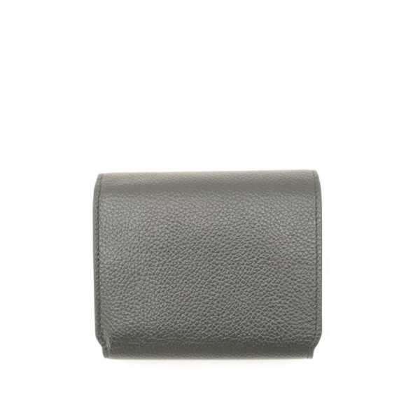 97684 2 Balenciaga Cash Compact Wallet Black