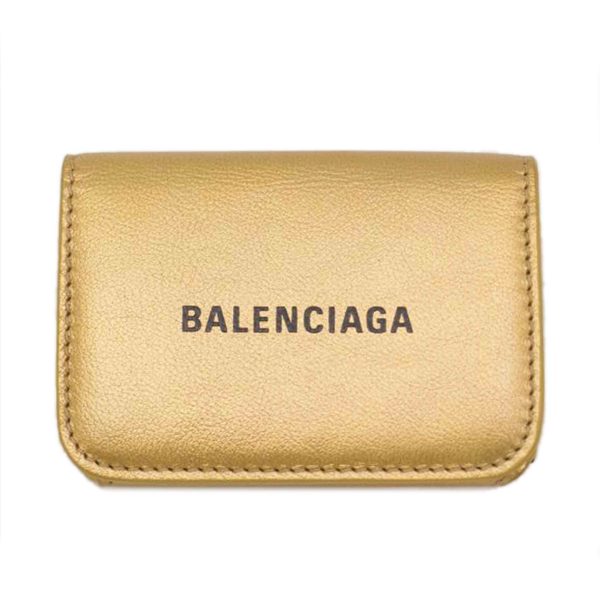 97691 1 Balenciaga Cash Mini Wallet Bag Gold