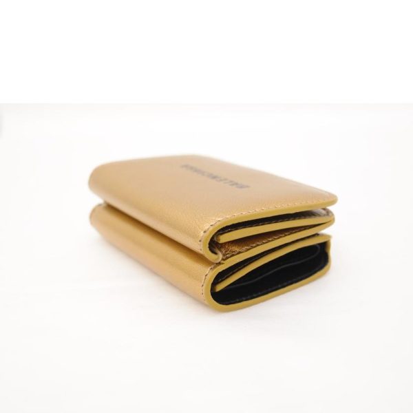 97691 4 Balenciaga Cash Mini Wallet Bag Gold