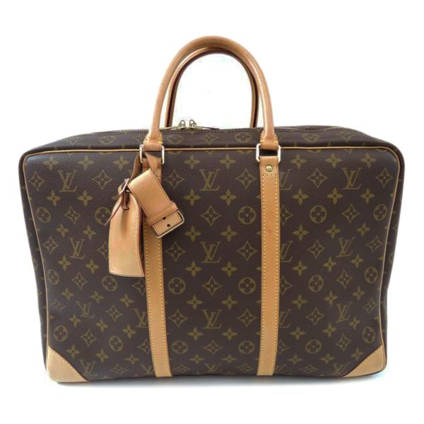 97712 1 Louis Vuitton Sirius 45 Bag Monogram Brown