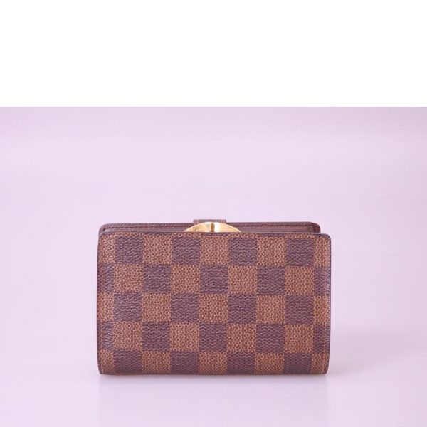 97722 2 Louis Vuitton Viennois Damier Wallet Brown