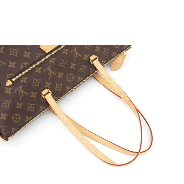 97738 4 Louis Vuitton Jena Monogram Tote Bag Brown