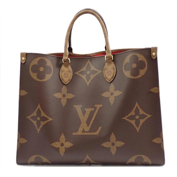 97774 1 Louis Vuitton Onzago GM Monogram Giant Handbag Brown