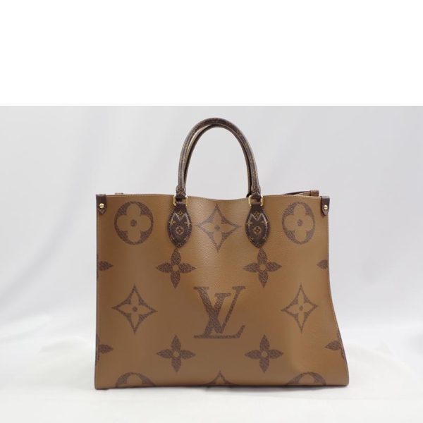 97774 2 Louis Vuitton Onzago GM Monogram Giant Handbag Brown