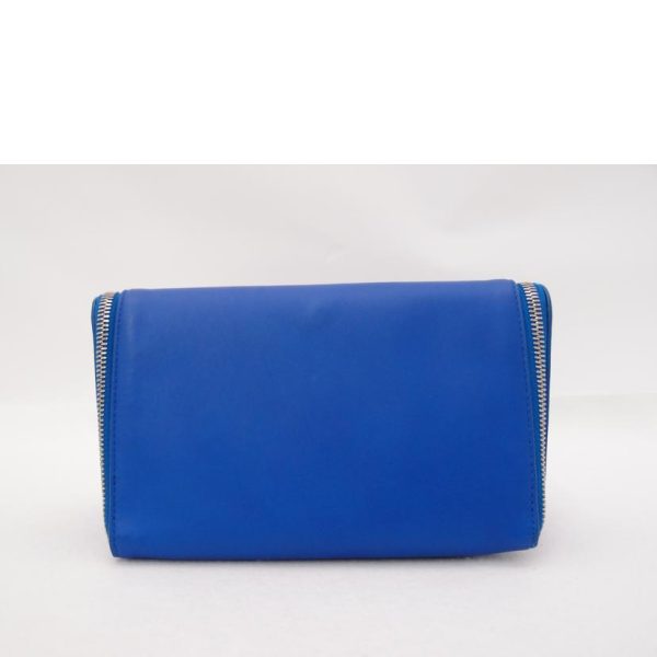 97837 2 Bottega Veneta Organizer Leather Pouch Blue