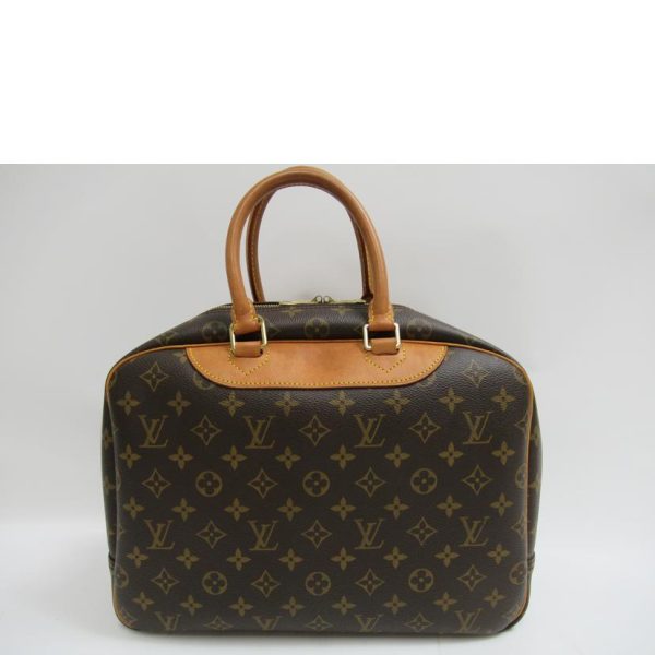 97842 2 Louis Vuitton Deauville Bag Monogram Brown