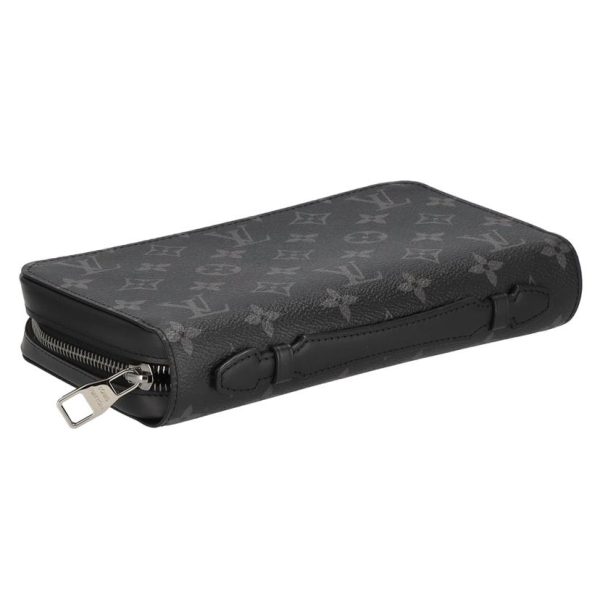 97851 5 Louis Vuitton Zippy XL Monogram Wallet Black