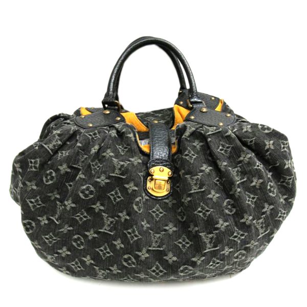 97910 1 Louis Vuitton XL Bag Monogram Denim Noir