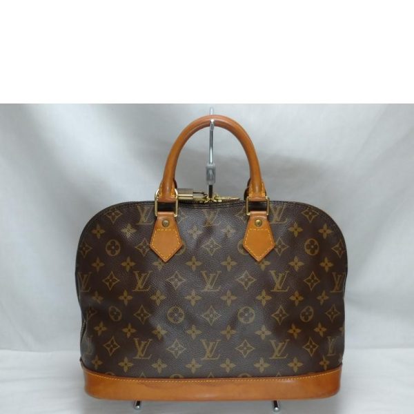 98001 2 LOUIS VUITTON Alma Handbag Monogram Brown