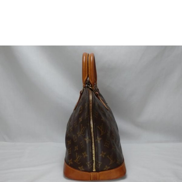 98001 3 LOUIS VUITTON Alma Handbag Monogram Brown