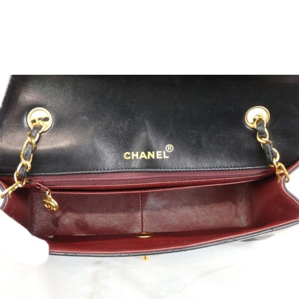 98115 5 Chanel Matelasse Diana Flap Bag Black