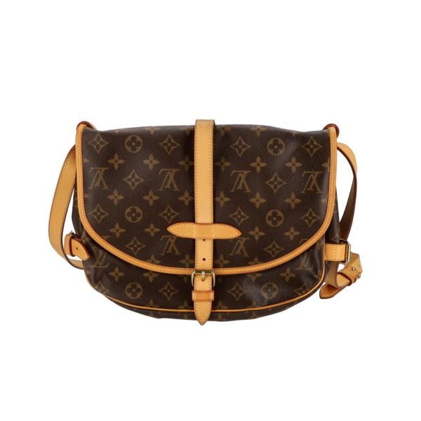 98119 2 Louis Vuitton Saumur 30 Shoulder Bag Monogram Brown