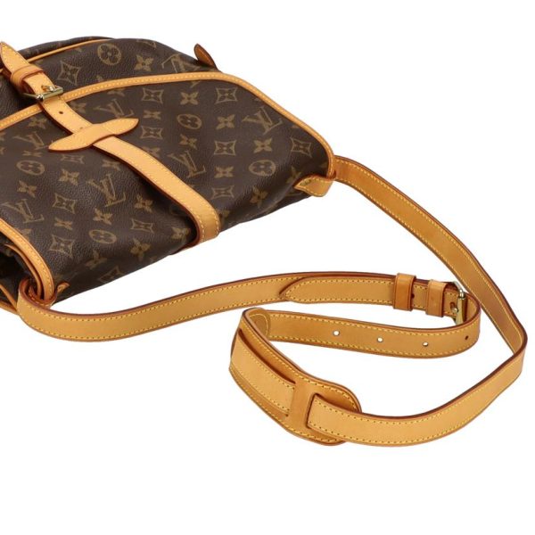 98119 4 Louis Vuitton Saumur 30 Shoulder Bag Monogram Brown