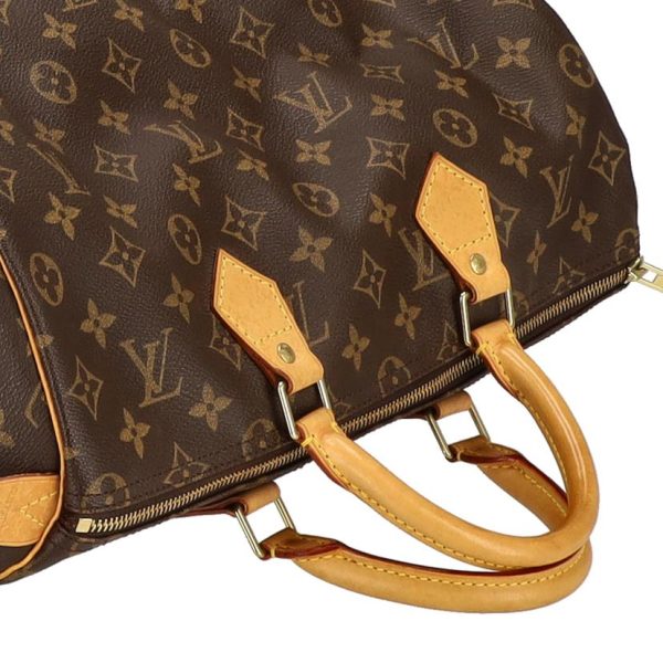 98126 3 Louis Vuitton Speedy 35 Handbag Monogram Brown