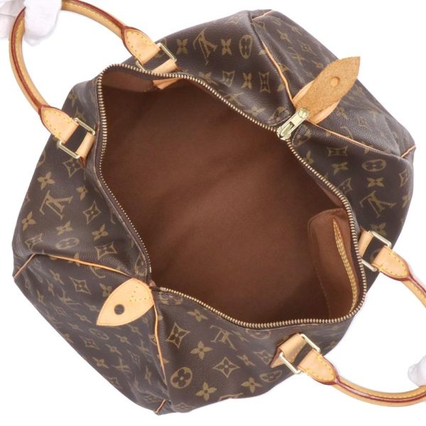 98126 4 Louis Vuitton Speedy 35 Handbag Monogram Brown