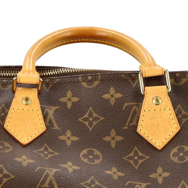 98126 6 Louis Vuitton Speedy 35 Handbag Monogram Brown