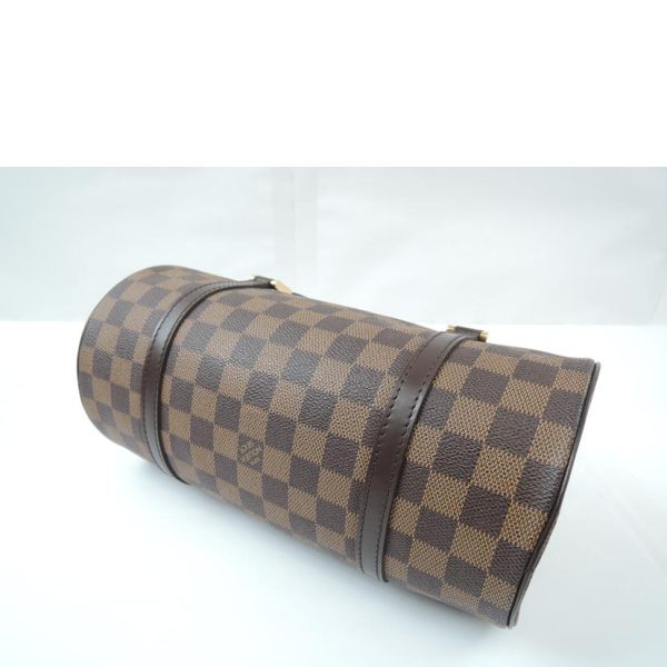 98139 3 LOUIS VUITTON Papillon PM Handbag Damier Ebene