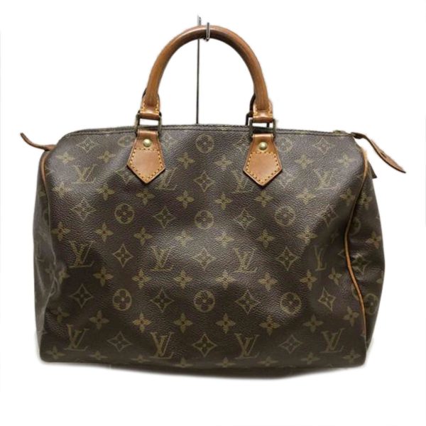 98172 1 Louis Vuitton Speedy 30 Handbag Monogram Brown