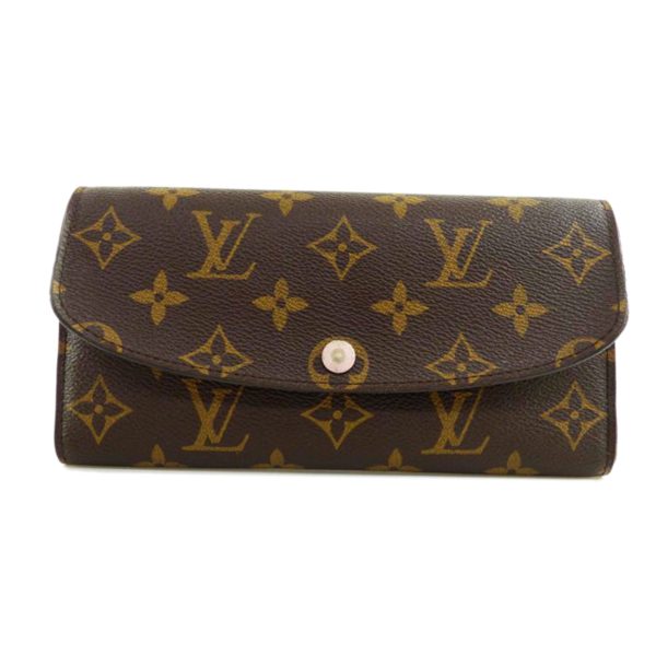 98197 1 Louis Vuitton Portefeuille Emily Monogram Wallet Brown